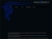 Tablet Screenshot of capricorn-properties.com